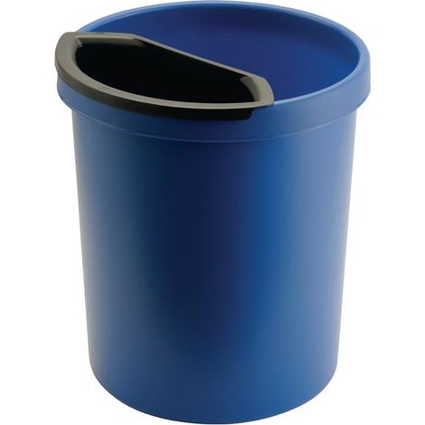 Réceptacle à déchets plastique noir 6 l adapté à corbeille à papier 30 l HELIT (Par 5) (1/2)