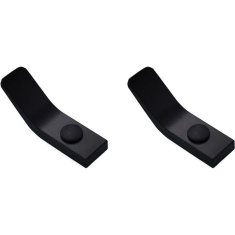 Set mit 2 Badezimmer-Wandhaken – Robuste und verschleißfeste Aluminium-Wandhaken – Ideal für Badeschwämme, Handtücher, Bademäntel, Mäntel und Hüte