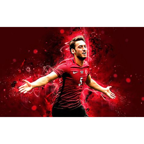 Papier peint panoramique Football - Joueur de Foot - 130 cm x 81 cm (1/2)