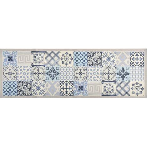 Tapis de cuisine lavable à motif mosaïque, 60 x 300 cm (1/5)