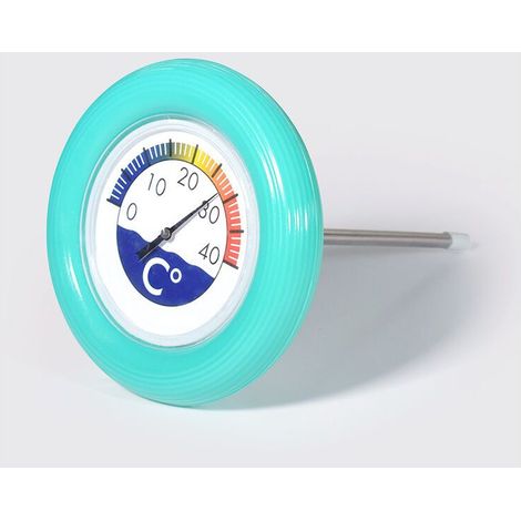 Thermomètre bouée de diamètre pour piscine 12 cm blue (1/4)