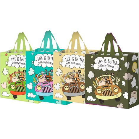 Borsa per la spesa riutilizzabile Fraspo 14L, design assortiti, 1 pezzo