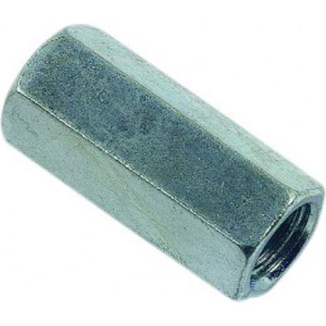 Manchon hexagonal Zingué pour tige filetée 10 x 30 mm - BIVI (1/2)