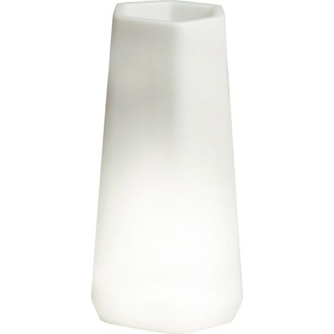 Vaso Luminoso da Giardino a LED 49x40x95 cm in Resina 5W Magnolia Bianco Neutro (1/5)
