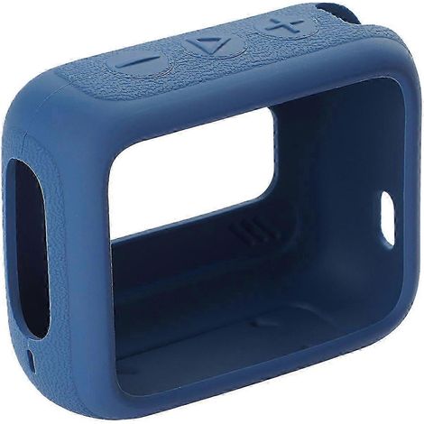 Étui de protection en silicone pour enceinte GO4, rouge pour une protection contre les chocs et les chutes, bleu marine pour un retrait facile. (1/5)