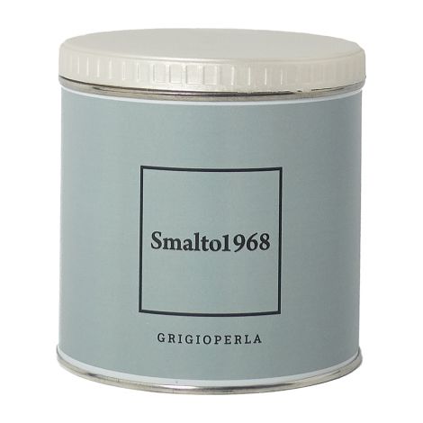 Pittura Shabby Chic Vintage finitura satinata - Smalto 1968 Vernice acrilico ad acqua inodore per Mobili, legno, ferro, piastrelle e supporti difficili 500 ml vari colori Duriplastic Grigio Perla