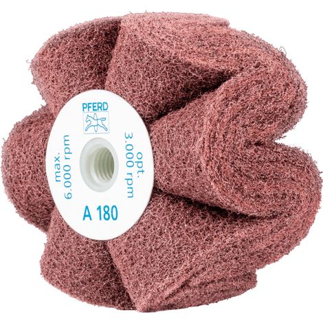 PFERD TOOLS POLINOX Vlies-Schleifrad PNG Ø 100x50mm Gewinde M14 A180 für Feinschliff und Finish 5 Stk (1/5)