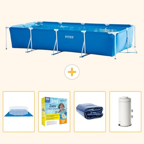 Intex Piscine Tubulaire Rectangulaire - 450x220x84 cm - 5-pièces S71 (1/5)