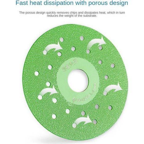 15 Pièces Disque de Coupe Super Fin de 4 Pouces/100 mm pour Carreaux de Verre en Porcelaine Marbre Lame de Scie Diamantée Roue de (1/5)