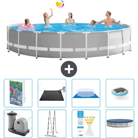 Intex Piscine Prism Frame Ronde - 549x122 cm - 9-pièces  S598