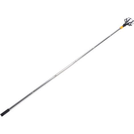 Pair - Portée de 1,8 m (5,9 pi) pour changer les ampoules sous les plafonds hauts. Perche télescopique avec paniers et ventouse, idéale pour les plafonds hauts et les spots encastrés. (1/5)