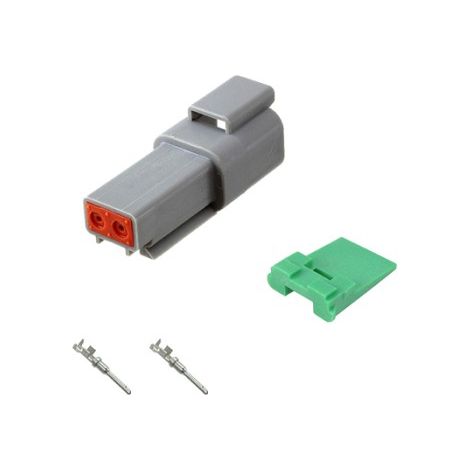 Kit connettore serie DT porta maschio 2 vie
