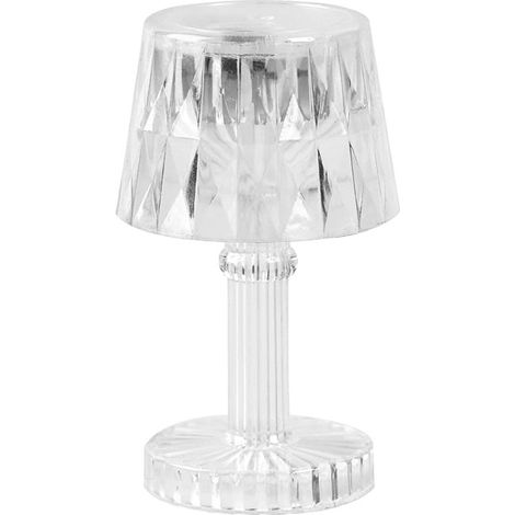 lampe de table-petite transparente-8.5cmx4cm mini twill petite lampe de table (1/5)