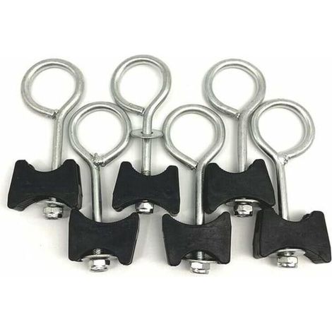 Accessoires de trampoline,Vis de trampoline,Vis pour fixer le trampoline,1 paquet/6 pièces,Convient au grand trampoline et au petit trampoline,2 paquets (1/4)