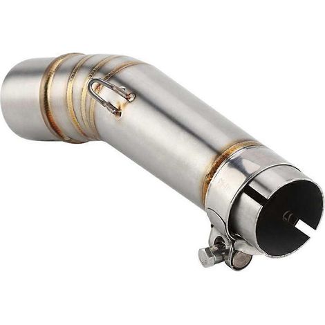 Pince de liaison intermédiaire d'échappement moto pour HONDA NC700X, NC750X, NC750S, NC700S (2012-2017) – tube acier inoxydable, performance améliorée. (1/4)