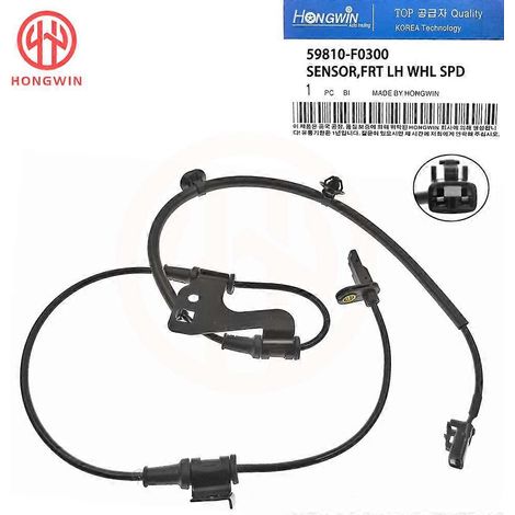 Capteur de vitesse de roue ABS avant et arrière pour Hyundai Tucson 2018-2020 et Kia Sportage 2016-2019 : références 95670-F8000, 95671-F800, 91920-F8000 et 91921-F8000 (avant gauche). (1/5)