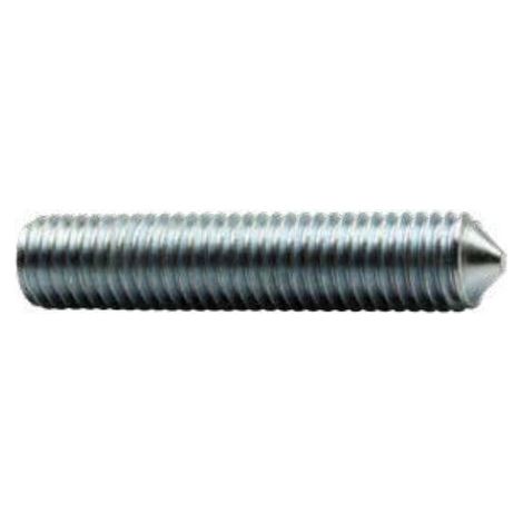 Vis à métaux sans-tête hexagonale bout pointeau zingué 45H DIN 914/ISO 4027 6X20 boîte de 200 - ULTIMA - STHCPO6X20ZING (1/2)