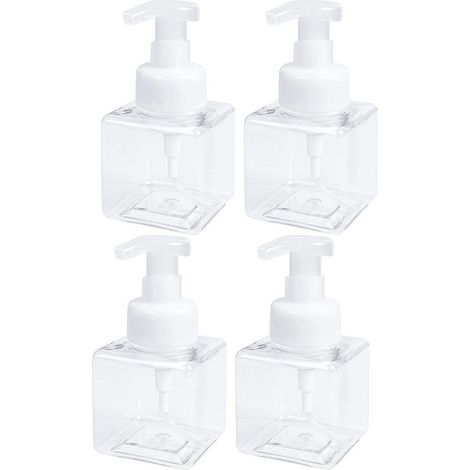 5 Pices Distributeurs De Savon Moussant Flacon Pompe Vide Moussant De 250 Ml (8,5 Oz) Pompe Bouteilles Vides Pour Le Savon Main De Cuisine Ou De (1/5)