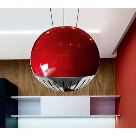 Capucha de aspiración de islote PEARL LUXE - Color: Rojo