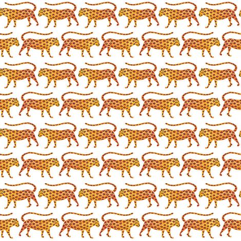 Rouleau de papier peint auto-adhésif - Jaguars - 5.75 m x 45 cm (1/3)