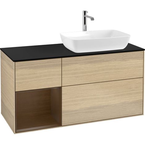 Villeroy & Boch F802GNPC Meuble sous-lavabo Finion F80 (1/2)