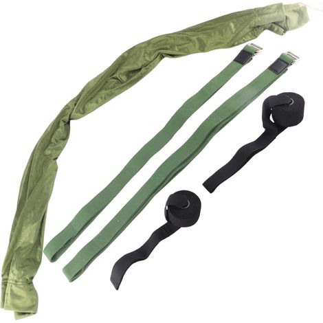 Sangle d'entraînement élastique pliable, haute résistance, pour exercices aériens et souplesse, taille unique vert clair (1/5)