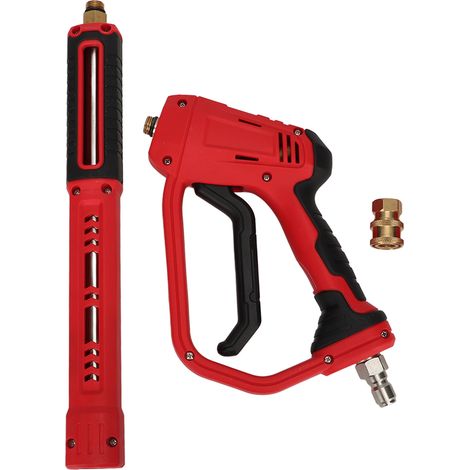 Lanceur Haute Pression Auto 4000psi Portée 10m Pistolet Portable Lavage Véhicule Raccord Rapide 3/8in Longue Portée (1/5)