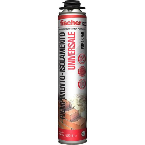 FISCHER SCHIUMA POLIURETANICA UNIV. PIST. 750 ML PUP 1K- 12,0 pz