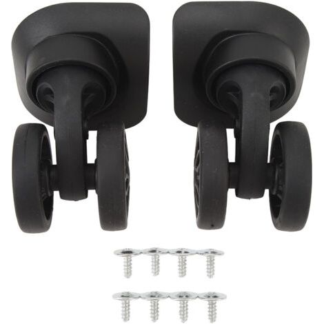 2pcs Roue de Remplacement pour Bagages, Facile à Installer, Roulette Universelle pour Valise pour Réparation