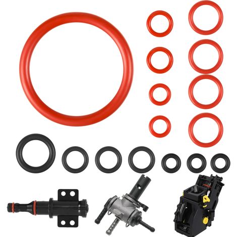 15 joint torique caoutchouc, machine a cafe grain joints o-rings d'étanchéité, o-ring kit de maintenance de joint pièces pour machines à café compatible avec joint silicone (1/5)
