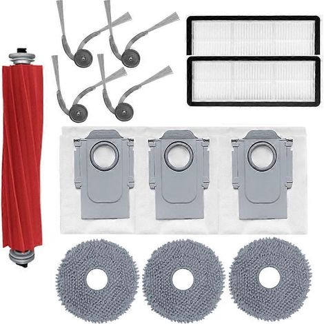 Filtre pour aspirateur brosse pour aspirateur Filtre de brosse pour aspirateur filtre de 13PCS Roborock QV 35A/QR 798 Aspirateur Accessoires Main Brosse Sac à poussière Side Brosse HEPA Filtre Serpill (1/5)