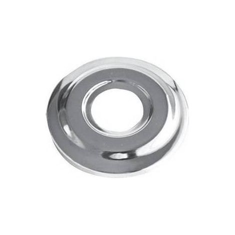 ROSETTE CHROMÉE EN LAITON TYPE LUX Dimensions : 1/2" -F-BRICO