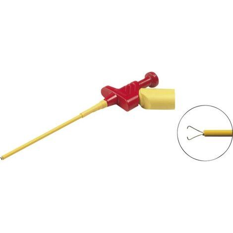 Hirschmann Test & Measurement KLEPS 250 rt Pince crocodile de sécurité enfichable 4 mm CAT II 300 V rouge (1/2)