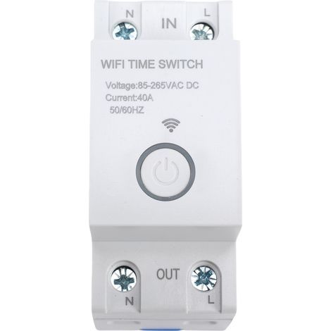 2P 40A WLAN-Timer, programmierbar, Sprachsteuerung per App, Smart-Home-Timer (1/5)
