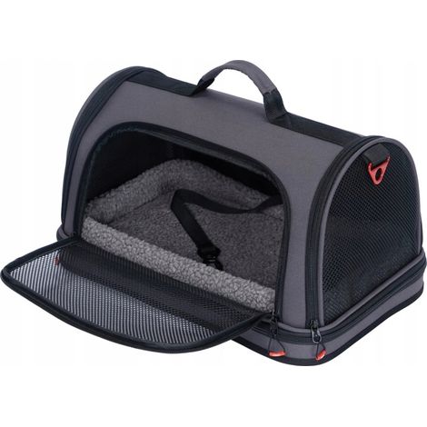 Zolux Nomad Haustier-Transporttasche L Schwarz 50×32×29 (1/4)