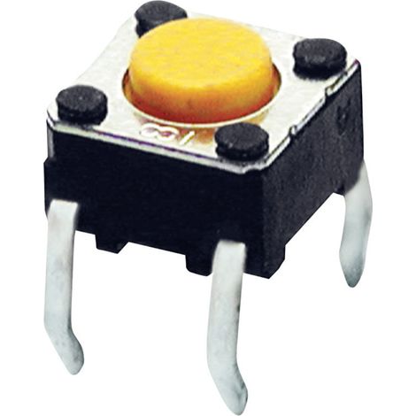 Omron B3F1002 B3F1002 Drucktaster 24 V/DC 0.05 A 1 x Aus/(Ein) tastend  (L x B x H) 6 x 6 x 4.3 mm