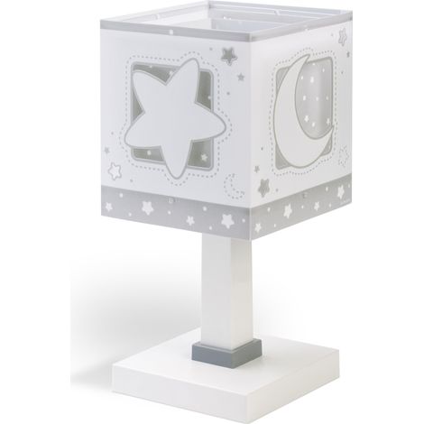 Lampe de chevet ou de table enfant Moonlight Gris Étoiles, 63231NE, G4 - LED 4 W - Ampoule incluse (1/5)