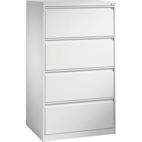 C+P, Armoire à fiches ACURADO, 2 rangées, 4 tiroirs, gris (1/2)