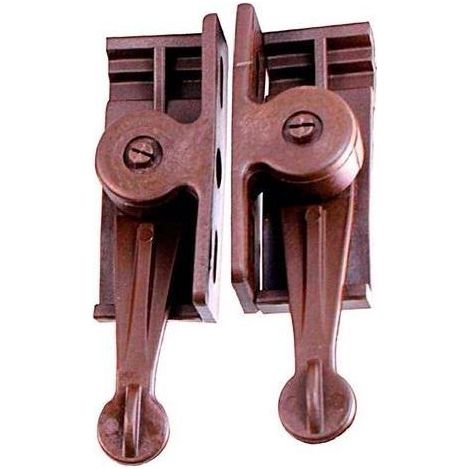 Filomat 44629 Blindo Bloccatapparelle Antintrusione 2 Pezzi con Viti e Tasselli colore Marrone