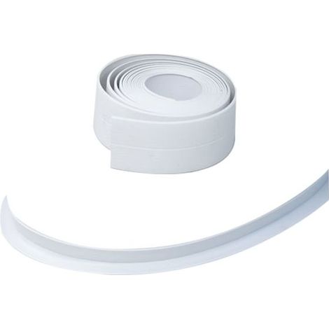 Bande adhésive étanche pour salle de bain et toilettes, autocollant pour usage domestique (1/5)