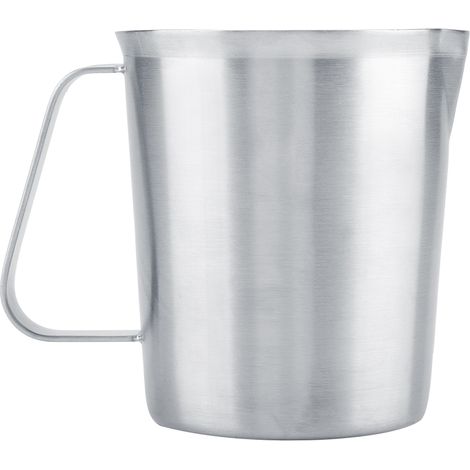 Pichet Lait Acier Inoxydable 500ml - Verseuse Anti-Gouttes Pour Latte Art - Tasse Mesure Café (1/5)