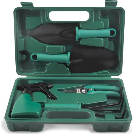 Vtizikl Outils de jardin ensemble de 5 pièces outils de jardinage en pot combinaison arrangement de fleurs élagage bonsaï fleur ciseaux outil (1/5)