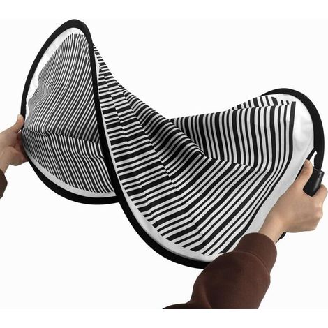 CSPARKV Outil de débosselage 80cm, Panneau réflecteur de Bosses, avec Sac, Pliable, pour réparer Les Rayures de Porte de carrosserie (1/5)