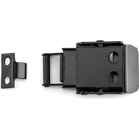 (4.2×2.3×0.6cm)4PCS Loquet à Bascule en Acier Inoxydable, Fermeture à Levier Fermoir à Ressort pour Caisse Boîtes Coffret, (1/4)