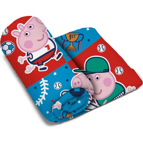 Plaid Polaire - Peppa Pig - George -Rocket Power- - 150x95 cm (1/3)