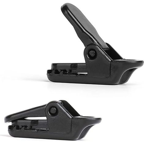 30 Clips de bâche, accessoire tente, plastique résistant, fixation auvent, camping caravane extérieur (1/5)