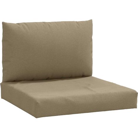 Maison Exclusive - Cojines para sofá de palets 2 uds tela gris ta