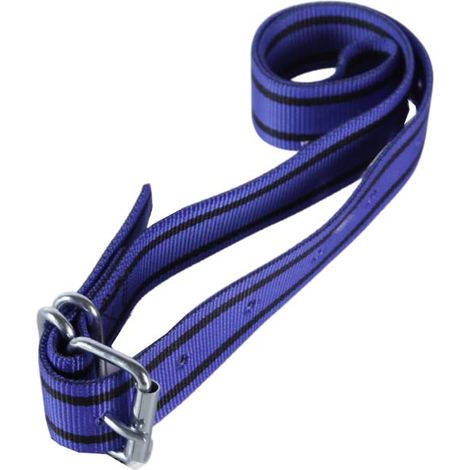 Collier en nylon pour vache pour passant d'identification bleu