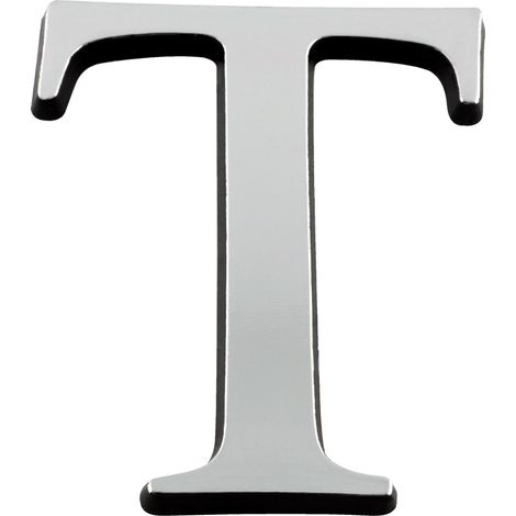 Lettre T Argent Hauteur 40mm - 4621920 (1/2)