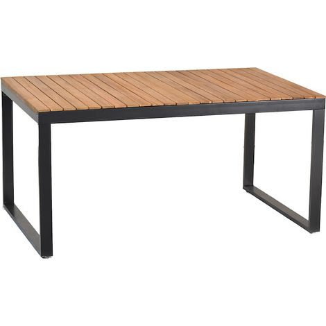 Naxos Ausziehtisch, graphit, 150 (200)x90cm, Tischpl. Akaz.
